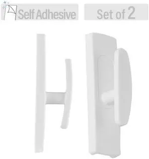 Wall Hooks Self Adhesive (Set of 2) - White