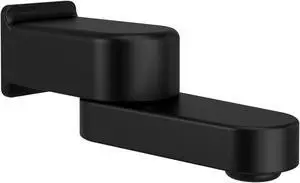 PULSE ShowerSpas NPT Connection Fold Away Tub Spout with Diverter in Matte Black