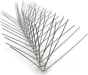 Stainless Steel Bird Spikes, Wide, 10 ft