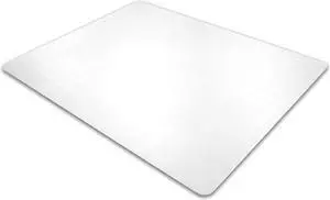 Valuemat Plus Polycarbonate Rectangular Chair Mat for Low Pile Carpets - 48" x 53"