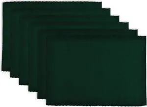 PLACEMAT DARK GREEN Set of 6