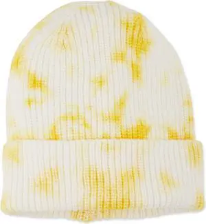 Hadley Wren Tie-Dye Beanie, Yellow
