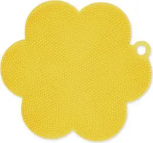 RSVP Intl Silicone Soft Scrub - Yellow