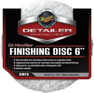 MEGUIAR'S DA MICROFIBER  FINISHING DISC 2 PACK
