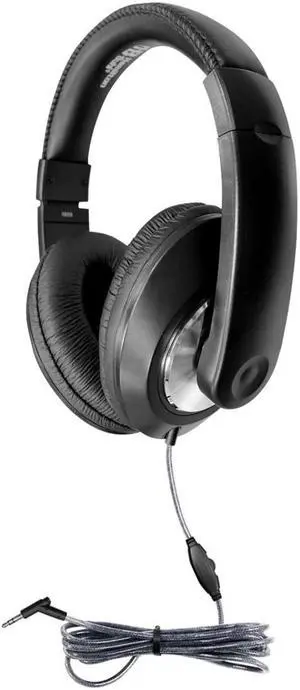 Smart-Trek Deluxe Stereo Headphone with In-Line Volume Control and 3.5mm TRS Plug - 50 Pack
