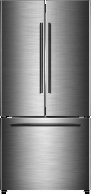 18 CF Counter-Depth French Door Refrigerator, Icemaker