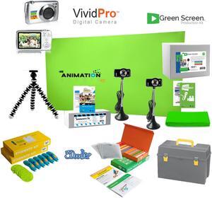 STEAM / STEM Creators Kit Kit Contains: 1 ANI-KIT, 1 GRN-KIT, 1 3Doodler 8SPSHALFED, 1 CAM17SV, 1 TPOD18, Laminated Carry Case