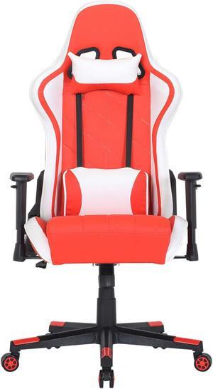 Hanover Commando Gas Lift 2-Tone Gaming Chair, Faux Leather, Cushions