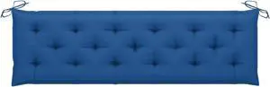 vidaXL Garden Bench Cushion Blue 70.9"x19.7"x2.8" Fabric