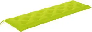 vidaXL Garden Bench Cushion Bright Green 70.9"x19.7"x2.8" Fabric