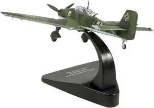 Junkers Ju 87B "Stuka Stab" Dive Bomber Plane III/StG 77 Caen France (1940) "Oxford Aviation" Series 1/72 Diecast Model Aircraft by Oxford Diecast Junkers Ju 87B "Stuka Stab" Dive Bomber Plane III/StG 77 Caen France (1940) "Oxford Aviation" Series 1/72 Diecast Model Aircraft by Oxford Diecast