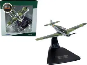 Messerschmitt Bf 108/Nord Pingouin War Plane NJ-C11 Duxford "Oxford Aviation" Series 1/72 Diecast Model Aircraft by Oxford Diecast Messerschmitt Bf 108/Nord Pingouin War Plane NJ-C11 Duxford "Oxford Aviation" Series 1/72 Diecast Model Aircraft by Oxford Diecast