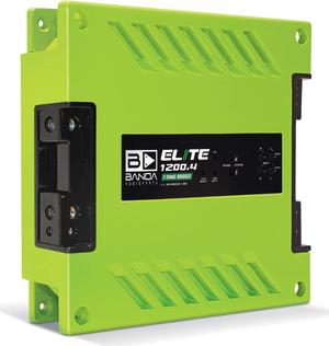 1200.4 1 ohms Four Channel 300 Watts Max @ 2 Ohm Car Audio Amplifier w/Highpass Filter and Low Pass Filter GREEN