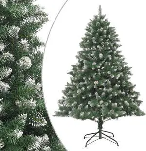 vidaXL Artificial Christmas Tree with Stand 70.9" PVC