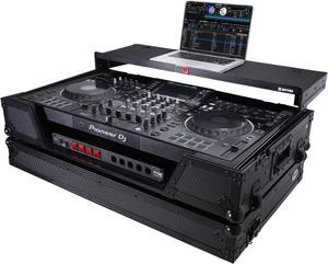 ProX XS-XDJXZSZ WLT BL Flight Case For XDJ-XZ DDJ-SZ2 DJ Controller with Laptop Shelf 1U Rack Space and Wheels - Black