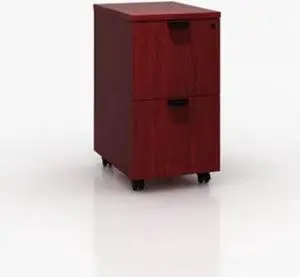 Boss Mobile Pedestal, File/File Mahogany 16*22*29.5H