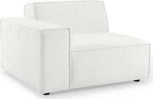 Restore Left-Arm Sectional Sofa Chair White
