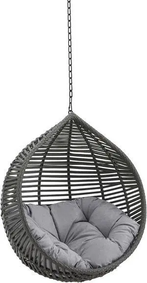 Garner Teardrop Outdoor Patio Swing Chair Without Stand Gray Gray