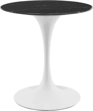 Lippa 28" Artificial Marble Dining Table