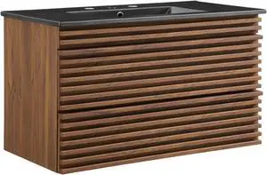 Render 36" Wall-Mount Bathroom Vanity