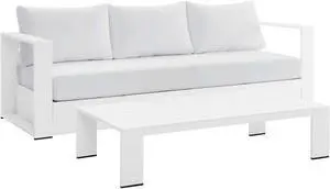 Tahoe Outdoor Patio Powder-Coated Aluminum 2-Piece Set