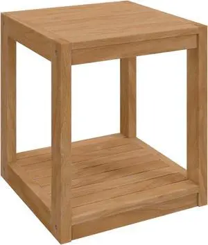 Carlsbad Teak Wood Outdoor Patio Side Table