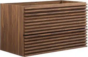 Render 36" Wall-Mount Bathroom Vanity Cabinet