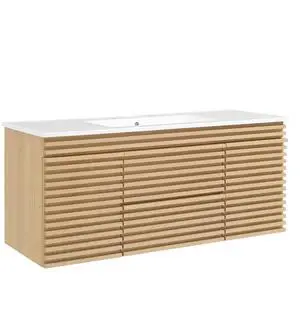 Render 48" Wall-Mount Bathroom Vanity