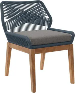 Wellspring Outdoor Patio Teak Wood Dining Chair