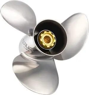 Solas 2531-156-11 Saturn E Plus Stainless Steel 3-Blade Propeller - RH, 15-5/8" Diameter x 11" Pitch