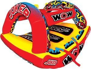 WOW Watersports 21-1020 Joker 3-Person Towable - Red/Yellow