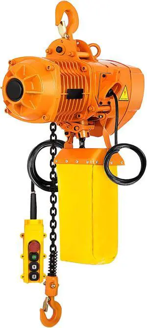 VEVOR 1t/2200lbs Electric Chain Hoist High Speed G80 Chain Pure Copper Motor