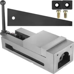 VEVOR 6'' Precision Bench Cnc Clamping Vise Fixed Jaw Vertical Sawing Bench Drilling