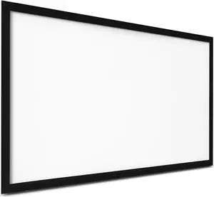 VEVOR 130" Aluminum Fixed Frame 16:9 Projector Screen Velvet Matte White Home Theater