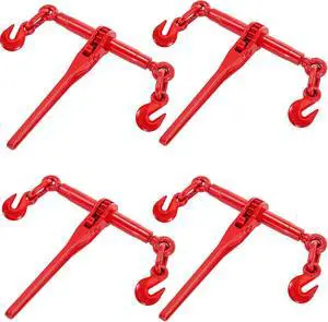 VEVOR Chain Binder Ratchet Load Binder 3/8in-1/2in 9215lbs For Tie Down 4pack