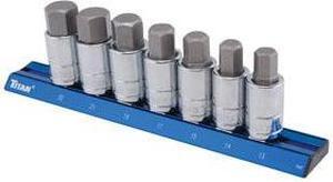 Titan 16131 Hex Bit Socket Set