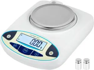 VEVOR Lab Scale Analytical Balance, 3000g x 0.01g Accuracy High Precision Lab Scale 13 Units Conversion Scientific Digital Laboratory Balance Scale for Lab, Jewelry, Industrial, Business(3000g, 0.01g)