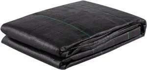 VEVOR Geotextile Fabric, 12.5 x 50 ft 3.5oz Woven PP Driveway Drain Cloth w/ 600lbs Tensile Strength, Heavy Duty Underlayment for Soil Stabilization, Landscaping, Weed Barrier, 12.5FT50FT-3.5OZ, Black