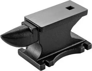VEVOR Cast Iron Anvil, 100 Lbs(45kg) Single Horn Anvil with 10.4 x 5 in Countertop and Stable Base, High Hardness Rugged Round Horn Anvil Blacksmith, for Bending, Shaping, Twisting
