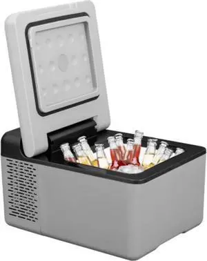 VEVOR 12 Volt Refrigerator 10 Qt, Portable Mini Freezer (-4~68) W/APP Control Car Compressor Fridge Cooler 12V/24V DC and 110-220V AC For Camping, Road Trip, Travel, Outdoor and Home