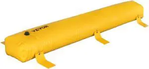 VEVOR Flood Barrier, 12 ft Length x 12 in Height Sandbag Alternative, Water Barrier for Flooding with Great Waterproof Effect, Reusable PVC Water Diversion Tubes, Flood Barriers for Home, Door, Garage