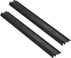 VEVOR 2 PCs 39 in Speed Bumps 2000 lbs Cable Protector Ramp Drop Over Cord Cover