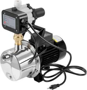 VEVOR Shallow Well Pump Portable Jet Pump w/ Auto Controller 1.5HP 1200GPH 164ft