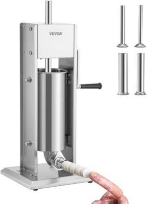 VEVOR Sausage Stuffer 8LBS/5L Capacity Homemade Sausage Maker Stainless Steel