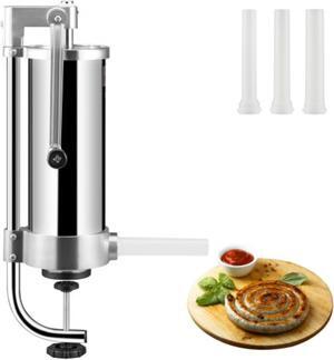 VEVOR Sausage Stuffer 5LBS/3L Capacity Homemade Sausage Maker Stainless Steel