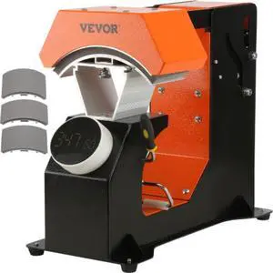 VEVOR Hat Heat Press Auto Cap Heat Press 3 Heating Pads Sublimation Transfer