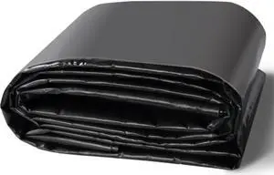 VEVOR Pond Liner, 10 x 13 ft 20 Mil Thickness, Pliable LLDPE Material Pond Skins, Easy Cutting Underlayment for Fish or Koi Ponds, Water Features, Waterfall Base , Fountains, Water Gardens, Black