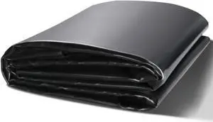 VEVOR Pond Liner, 20 x 25 ft 45 Mil Thickness, Pliable EPDM Material Pond Skins, Easy Cutting Underlayment for Fish or Koi Ponds, Water Features, Waterfall Base, Fountains, Water Gardens, Black