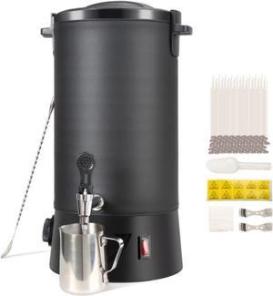 VEVOR Wax Melter for Candle Making, 10Liter Extra Large Electric Wax Melting Pot with Easy Pour Spout & 9-level Temp Control, Easy Clean for Candle Soap Cream Beauty Bulk Production Business or Home