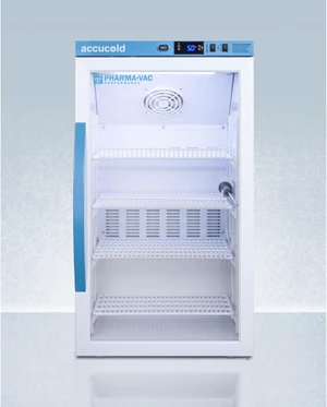 Pharma-Vac Performance Series 3 cu.ft. all-refrigerator with glass door Pharma-Vac Performance Series 3 cu.ft. all-refrigerator with glass door